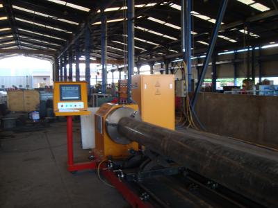 China 6 axis steel pipe profile plasma cutting machine 12 meter long for sale