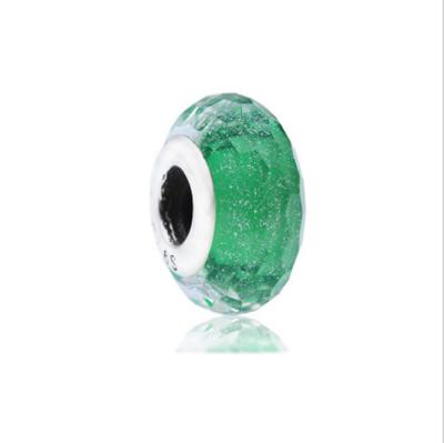 China METALS Wholesale 925 Sterling Silver Charm High Quality Fits Pandora Bracelet Glass Bead Pendant for sale