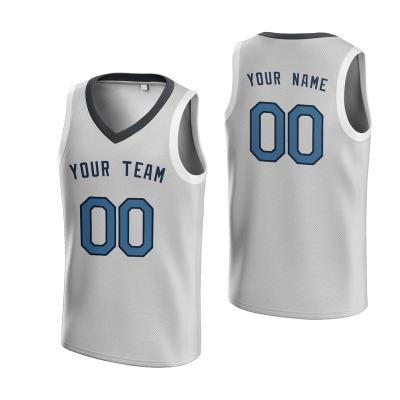 China Anti-Bacterial Custom your own team basketball uniforms reversible basketball jersey for sale