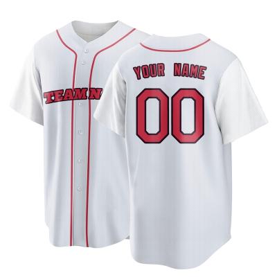 China Breathable Custom Men Baseball Jersey Sublimation Custom Print Blank Baseball Shirts Uniform for sale