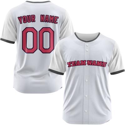 China Breathable Custom Baseball Uniforms Custom Sublimated Baseball Jerseys for sale