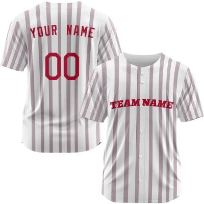 China Breathable OEM ODM high quality sublimated baseball jersey sublimated baseball uniforms for sale