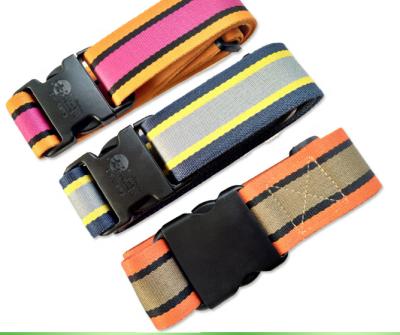 China TSA Luggage Digital Lock Fixing and Identification Customized Adjustable Portable Suitcase Strap Strap Nylon Travel Luggage Belt for sale