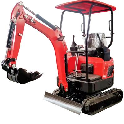 China Farms New 1 Ton Mini Excavator With Simple Operation and Reasonable Price for sale