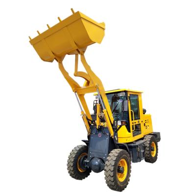 China Contruction Manufacturer Mini Loader 4WD Tractor With Front End Loader And Backhoe Mini Tractors Yellow Green Long Power UNIQUE Training ISO for sale