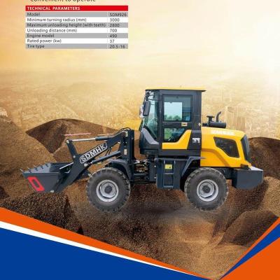 China Building Material Stores China Factory Price Mini Wheel Loader Tractor, 1-5tons Hydraulic Wheel Loader for sale