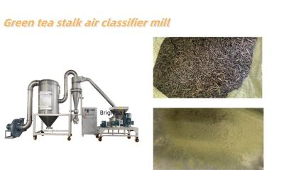 China Green Tea Stalk Air Classifier Mill tea pulverizer machine green tea powder making mill Brightsail for sale