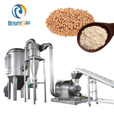 China Molino de martillo del garbanzo de Besan de la máquina del molino del grano de la categoría alimenticia Ss304 100-2000 Kg/H en venta