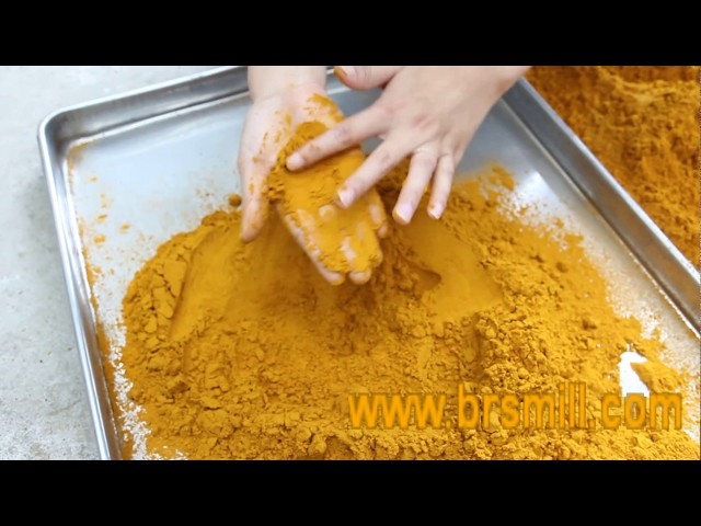 Dried Turmeric Powder Grinding Machine Hammer Type Ultrafine