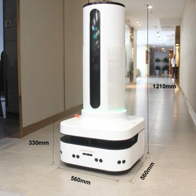 China 2000MÂ ² Indoor Public Area Air Disinfection Robot HELP Purify Air Automatically Working Model for sale