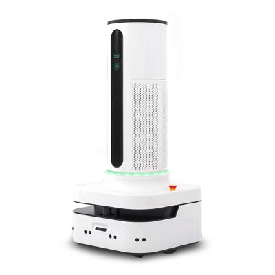 China 2000MÂ ² Smart WIFI / Hotspot Connection APP Control AI Program Air Purify And Air Disinfection Robot for sale