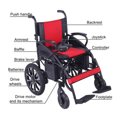 China Factory Direct Sales 2022 Outdoor Self-locking Mobility Lightweight Electric Wheelchairs For Disabled Or Elderly for sale