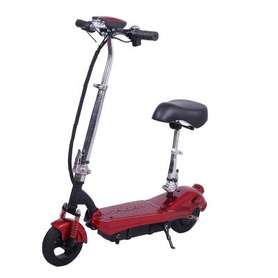 China Front and rear shock suspension (option) in stock cheap without battery electric scooter with seat for adults for sale