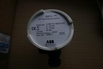 China I P Signal Converter ABB Valve Positioner  For Standard Signals TEIP11 PS V18311H 182210100 en venta