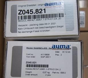 China OEM Article Z045.821 AUMA Actuator Parts 008.0 Positioner Assly for sale