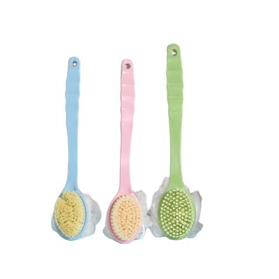 China Sustainable Wholesale Popular Body Scrubber Long Handle Washing Back Scrub Exfoliation Shower Bath Brush for sale