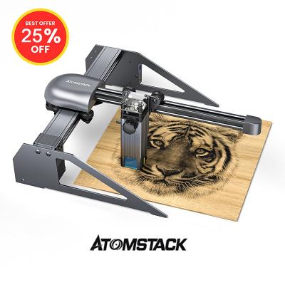 China ATOMSTACK P7 M40 40W Running Laser Engraving Machine Wood Air Cooled Cutting DIY Desktop Laser Engraver for sale