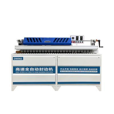 China DW902 Hotels Hotels DW902 Wood Based Panel Woodworking Automatic Wood Edging Machine with Bander Trimming and Polishing Edge for sale