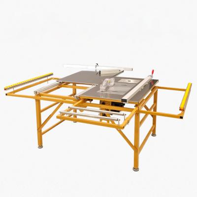 China VERTICAL Sliding Table Saw Professional Carpenter Equipment Folding And Sliding Saw Dust Free Machine For Woodworking for sale