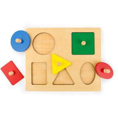 China eco-friendly montessori educational toys kids learning geometric board wholesale for sale