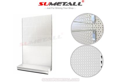 China Perforated Peg Panel Retail Store Shelving / Convenience Store Shelving Euro Style for sale