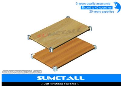 Chine Rayonnage de fil de métro de structure simple avec les pieds réglables de stockage d'unités en bois de rayonnage à vendre