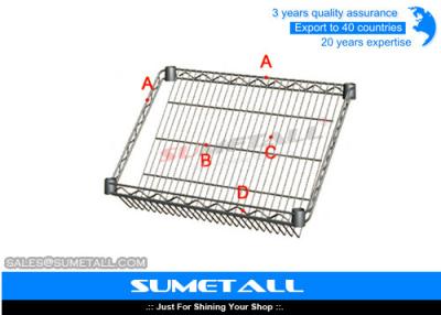 중국 크롬 저장을 미루는 상업적인 철사는 전시 소책자/카탈로그를 위해 선반에 얹습니다 판매용