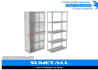 China Commercial Slotted Angle Shelving / Heavy Duty Metal Shelving Corrosion Protection for sale