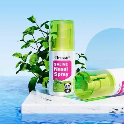 China 60 ml Spray nasal salino Clea de hortelã Nota para rinite Alergias ao frio Nasal congestionado Nasal irritado à venda