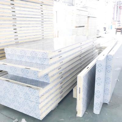 China Groove cold room/wall/roof tongue and PU sandwich panels for cold room, camlock embedded polyurethane sandwich panels for freezer for sale