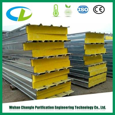 China Exterior Partition Wall Precio M2 Panel Sandwich for sale