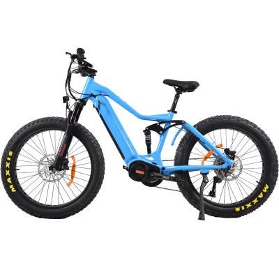 China Aluminum alloy 1000W suspension full mountain tire electric bike 48v battery fat e-bike for sale with CE for sale