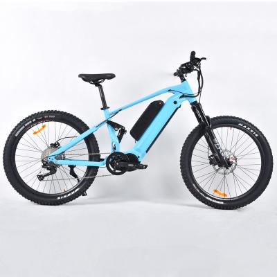 China Big Power Inch 750W 1000W Aluminum Alloy 27.5*2.3 Double Electric Mountain E Bike Battery Bicycle for sale