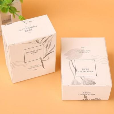 China Recycled Custom Materials Square Women's Base Lotion Skin Care Packaging Box For Cosmetics Packing for sale