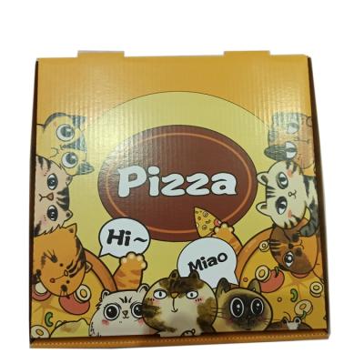 China Recycled Materials Wholesale Custom Printed 8 10 12 Inch Reusable Cardboard Paper Packaging Cheap Pizza Boxes for sale