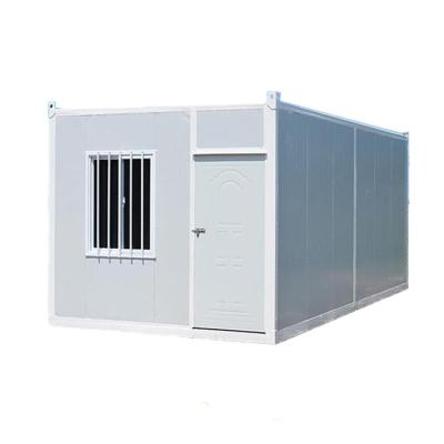 China Modern Low Cost Light Steel Foldable Container Office Folding Prefab House for sale