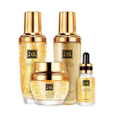 China Beauty Personal Care Set Luxury Skin Care Set Anti Wrinkle Perfect Face Best Amount Skin Care Kit 24k Rich Golden Foil Skin Care Set for sale