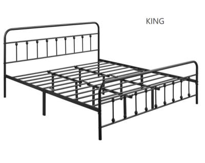 China KD KD Twin / Full / Queen Metal Bed Frame with Headboard and Footboard for sale