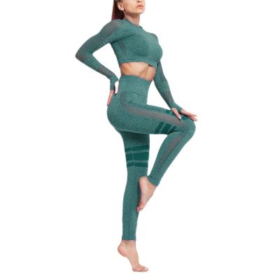 China Sports Breathable Slim Suit, Women Yoga Set, Women's Yoga Printed Workout Matching Set for sale