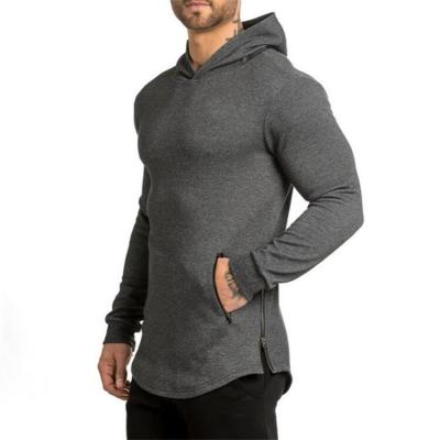 China 2020 new custom hoodies anti-shrink sports men's gym fitness men's plain empty gym hoodie with embroidery logo for sale