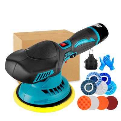 China Auto waxing Cordless Mini Polisher 6Gears Car Polishing Machine 12V Electric Cars Polish Machines Adjustment Speed for sale