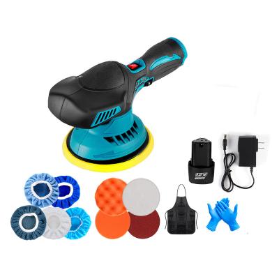 China Auto waxing 6000RPM Cordless Mini Polisher Car Polishing Machine 12V Electric Cars Polish Machines Adjustment 6Speeds Auto Detailing Tool for sale