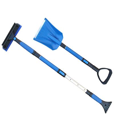 China PP Multi-functional Snow Eliminator Snow Shovel Snow Brush Winter Glass Deicing Tool For Automobile for sale