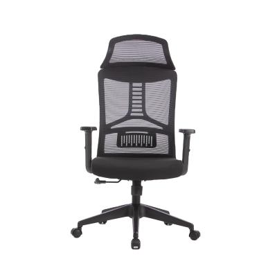 China Executive Lift(Height)Adjustable Ergonomic Chair Prices Swivel IT Staff High Back With Ergo Office FIXED Mesh Headrest Executive Chair for sale