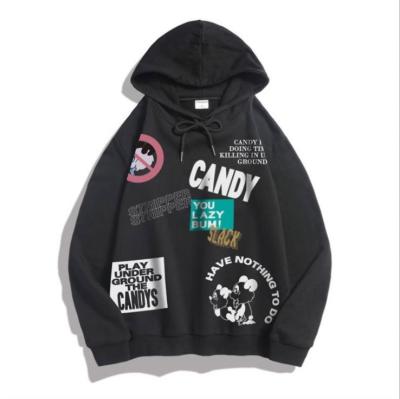 China COCOPY 2021 New Arrival Print Men's Hoodies Autumn Winter Plus Size 100% Cotton Anti-Shrink Hoodies for sale