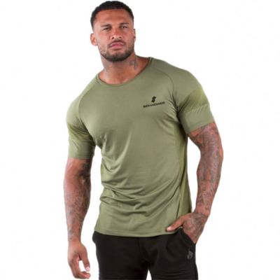 China Custom Logo Athletic Men's COCOPY Gym Workout T-shirt Sport Muscle T-Shirts Lowest Price Anti-Shrink With Mesh Panels Workout Clothing for sale