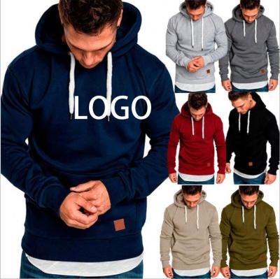 China Custom Logo Long Sleeve Men Pullover Hoodies New Style Anti-wrinkle Fashion 2021 Casual Simple Men Hoodie for sale