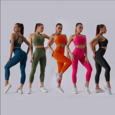 China 2021 COCOPY Breathable Solid Color Fashionable High Waist 2 Piece Pants Sets Yoga Training Running Fast Dry Sets Fitness Women for sale