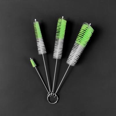 China Viable High Quality Twisted Baby Bottle Cleaning Brush Cleaner Sets For Beverage Bottle for sale