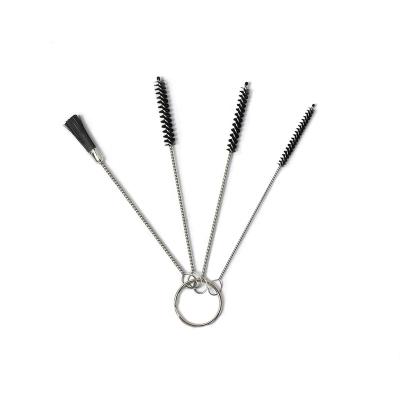 China Durable Pipe Viable Straw Brushes Brush Cleaner Stainless Steel Straw Cleaning Brush Wash Drinking for sale